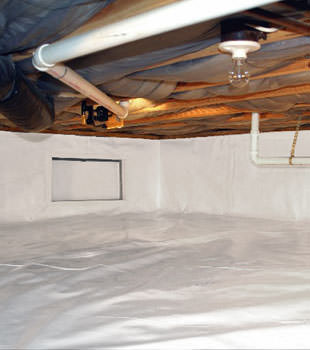 A complete crawl space repair system in Salinas
