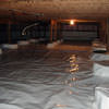 A very large, sealed, and waterproofed crawl space in Salinas.