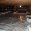 A very large, sealed, and waterproofed crawl space in Salinas.