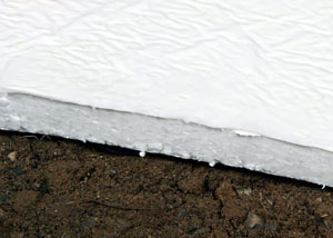 Insulation installed on a crawl space floor in Citrus Heights