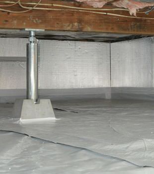 Installed crawl space insulation in Daly City