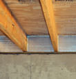 SilverGlo™ insulation installed in a floor joist in Santa Rosa