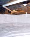 a sealed crawl space installation in Vallejo